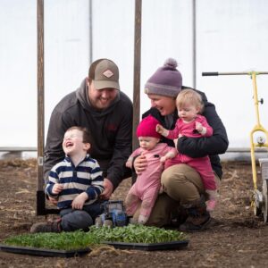 Québec Angus beef producers Jacob Morin and Rosemarie Allen, Le Gourmand Paysan family farm